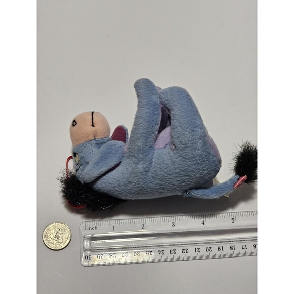 Eeyore Disney Christmas Ornament Plush Small Pooh Character Vintage Avon 1998 - Picture 3 of 4